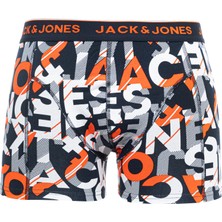 Jack & Jones Desenli 3'lü Boxer Paketi-12215302