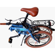 Bianchi F021 20 Jant Katlanır Bisiklet 38 cm 21 Vites V Fren Koyu Gri