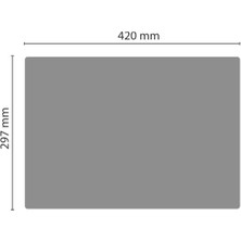 Copyrite Dua Besmele Pvc 4'lü Silinebilir Amerikan Servis 42x 30 cm