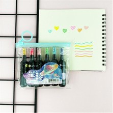 Piraye Gift Galaxy 6'lı Fosforlu Kalem