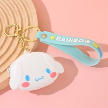 Sanrio Hello Kitty  Cinnamoroll  Sevimli Anahtarlık Cüzdan BEYAZ