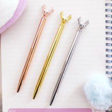 Tükenmez Kalem Metalik Renk Geyik