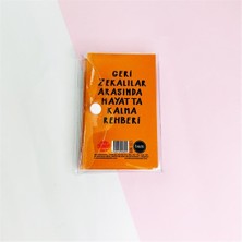 Hayatta Kalma Rehberi Pp Mini Çanta Defter 
