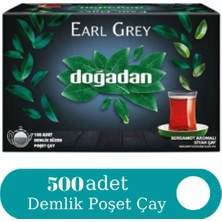 Doğadan Early Grey Demlik Poşet Çay 100'lü 5 Adet