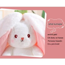 Choice Plus 25cm Çilekli Tavşan Peluş Oyuncak - Pembe (Yurt Dışından)