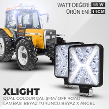 C9 Kare Xlight Çalışma ve Off Road Lambası Beyaz (2 Adet)