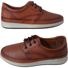 Golden Taba-Bağcıklı Günlük Şık Erkek Ayakkabı