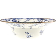 Dedemin Emayeleri Emaye Derin Meyvelik Bleu Blanc