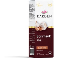 Karden Sarımsak Yağı 20 ml