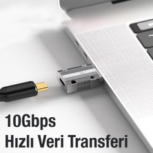 Polhammobile Polham 120W 10GPBS USB To Type C Çevirici Dönüştürücü Adaptör, Otg Dönüştürücü, Ultra Dayanıklı