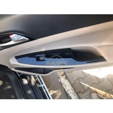 Saviss Hyundai Tucson 2015-2018 Konsol ve Trim Kaplama,maun Kaplama  Parlak Siyah (Pianoblack)