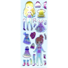 Limmy Sticker Kabartmalı Stiker Defter, Planlayıcı Etiket Giydirme (CB462) 16X7 cm