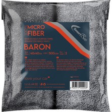 Smartbee Baron 2’li Mikrofiber Lazer Kesim Cila Bezi 40×40 500GSM – Antrasit