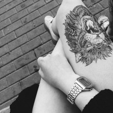 Bence Bu Olsun Geçici Dövme Zentangle Aslan Dövmesi Galatasaray