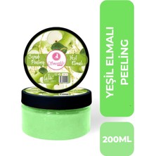 Yeşil Elma Canlandırıcı & Yumuşatıcı El Ayak Tırnak Bakım Manikür Pedikür Peeling 200ML
