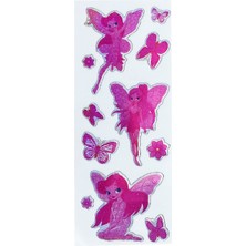 Limmy Sticker Kabartmalı Stiker Defter, Planlayıcı Etiket Peri Kızı (CB348) 16X7 cm