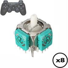 Pop Konsol 8 Adet Ps3 Analog Motor Playstation 3 Kol Tamiri 3D Joystick Ps3 Motor Yedek Parça