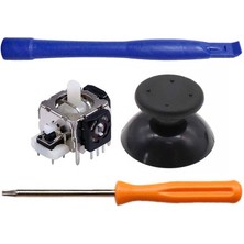 XBOX 360 Analog Motor Topuz T8 Tornavida Ayırıcı Tamir Seti 1+1 Siyah XBOX 360 Yedek Parça