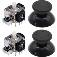 XBOX 360 Analog Motor Topuz Tamir Seti 2+2 Siyah XBOX 360 Kol Tamiri İçin Yedek Parça