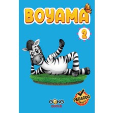 Gong Çocuk Gong Yayıncılık Okul Öncesi Eğitici Etkinlikli Boyama Kitabı 24 Sayfa Kolektif Yazarlı Çocuklar İçin