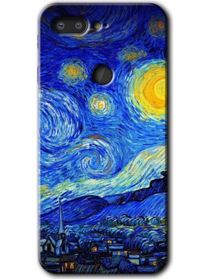 General Mobile Gm 9 Pro Kılıf Hd Desen Baskılı Arka Kapak - Starry Night