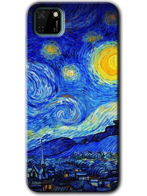 Gramaphone Huawei Y5P Kılıf Hd Desen Baskılı Arka Kapak - Starry Night
