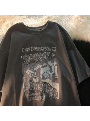 Köstebek Siouxsie And The Banshees Füme T-Shirt