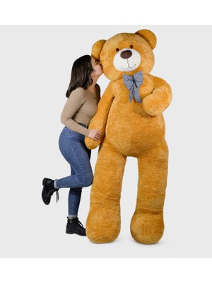 Harika Peluş Fabrikası 200 cm Papyonlu Büyük Ayıcık ( Yerli)