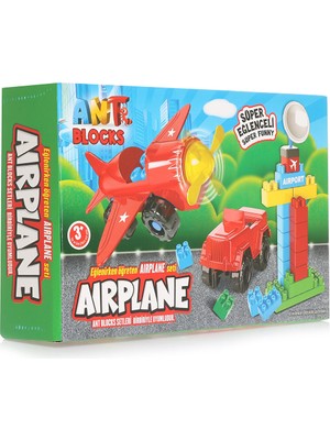 Asya Oyuncak Ant Block Kutuda Havaalanı Seti