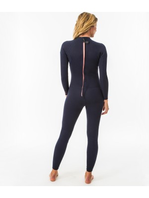 Decathlon OLAIAN Kadın Sörf Wetsuit - Lacivert - 2/2 mm Neopren - 100