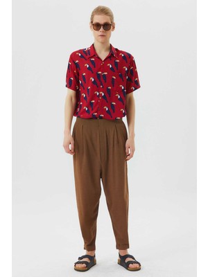 Clandestino Paça Detaylı Bohem Tarz Erkek Pantolon