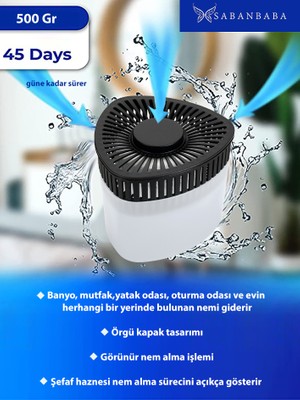 Saban Üçgen Naturel Nem Alıcılı Ve Rutubet Giderici Aparat 500 gr