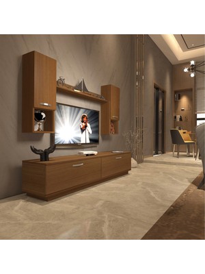 Decoraktiv Eko 5dab Slm Std Tv Ünitesi Tv Sehpası - Naturel Ceviz