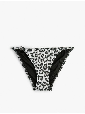 Koton Leopar Desenli Bikini Altı Normal Bel