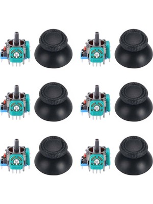 Pop Konsol PS5 Analog Motor ve Topuz Seti 6+6 Playstation 5 Tamir PS5 Motor Kol Tamir Seti Yedek Parça