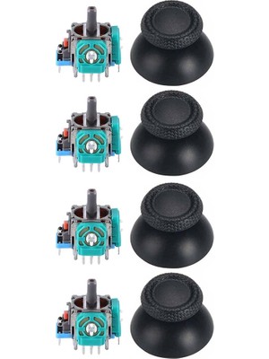 Pop Konsol PS5 Analog Motor ve Topuz Seti 4+4 Playstation 5 Tamir PS5 Motor Kol Tamir Seti Yedek Parça