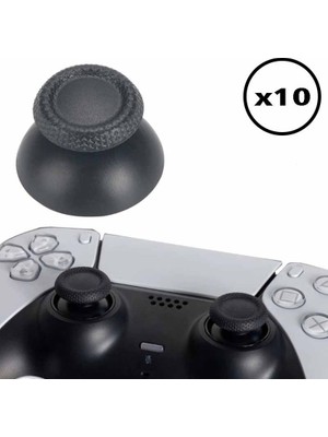 Pop Konsol 10 ADET Playstation 5 İçin Analog Başlık PS5 Topuz Kol Tamiri PS5 Uyumlu Yedek Parça Analog Cap