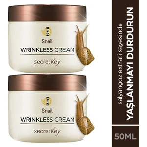 Wrınkless Cream Salyongoz Özlü  Dolgunlaştırıcı Krem 2'li Paket