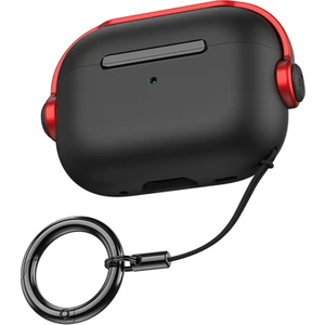 Apple Airpods Pro Kılıf Ip Askılı Kancalı Açılır Kapanır Kilitli Kenarları Renkli Standlı Kapak