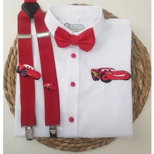 Cool Bebe  Şimşek Mc Konseptli Askı Papyon Gömlek