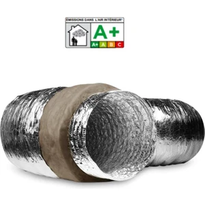 203 mm Afs Ses ve Isı Izolasyonlu 10 mt Aluminyum Flexible Hava Kanalı SONOAFS-ALU.70B Ecosoft