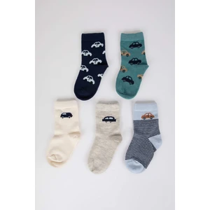 Erkek Bebek 5'li Pamuklu Uzun Çorap A3457A5NS