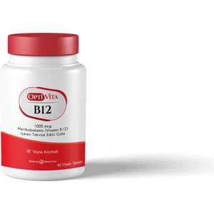 Vitamin B12 (Metilkobalamin) 1000 mcg 90 Dilaltı Tablet Methylcobalamin