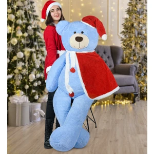 Harika Peluş Fabrikası 160 cm Noel Baba Pelerinli Ayıcık  Yeni Yıl, Yılbaşı Hediyesi