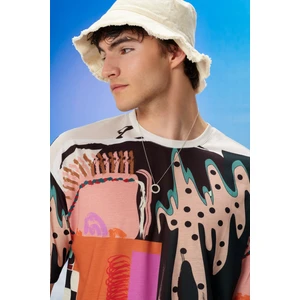 Oversize Fit Erkek Tshirt K.kol
