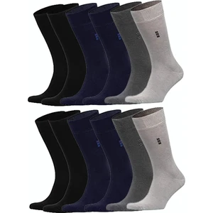 Hepsine Rakip 12LI Erkek Bambu Dikişsiz Soket Çorap Uzun Rahat Esnek Hava Alan