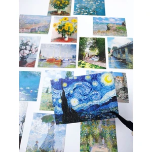 Gökçe Tasarım Sanat Temalı Sticker Seti Scrapbook
