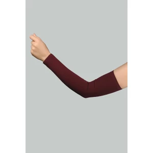 Pratik Tesettür Kolluk Penye Namaz Kolluğu Düz - Bordo
