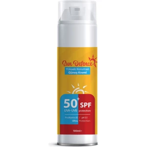 Sun Defence Spf 50+ Güneş Kremi 100 Ml Tüm Ciltler İçin