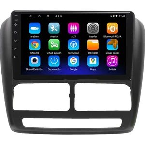 New Space Fiat Doblo Eski Kasa 4gb Ram 64GB Rom 8 Çekirdek Carplay Android Navigasyon Multimedya Teyp